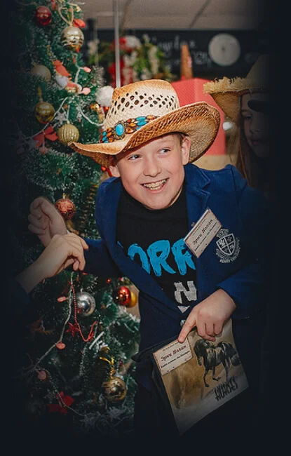 Новый год в школе в Ярославле.