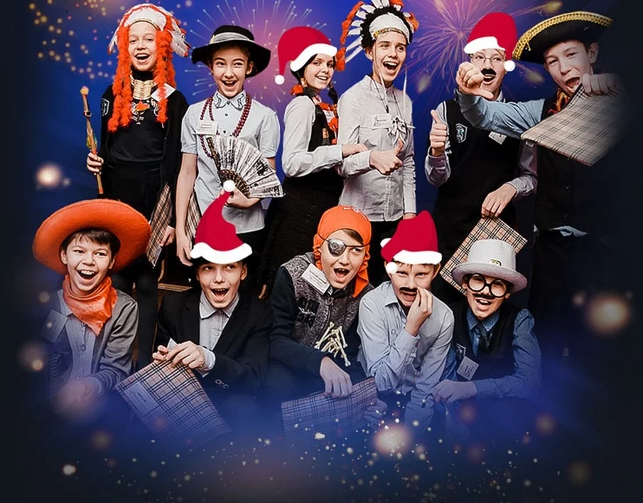 Новый год в школе в Ярославле.