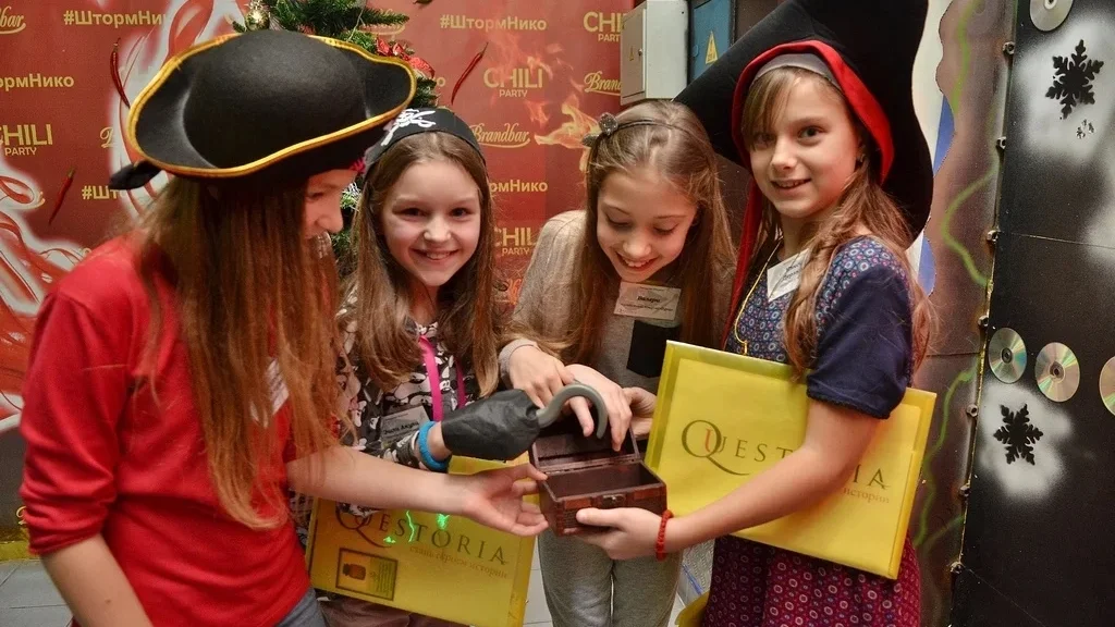 Квест на&nbsp;8&nbsp;марта для детей &laquo;Завещание Флинта&raquo; : сокровища Флинта теперь в&nbsp;надежных руках. 